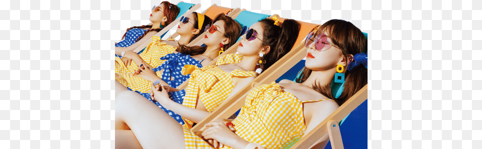 Info Red Velvet Is The First And Only Sm Idol Group Power Up Red Velvet, Accessories, Sunglasses, Person, Female Free Png Download