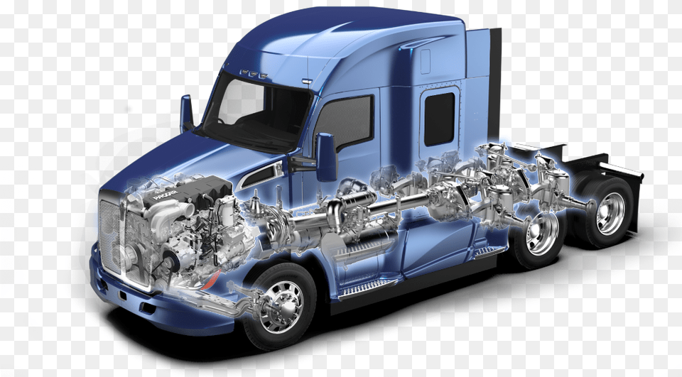 Infografia De Camin De Repuestos Rogers Truck Parts Kenworth Motor, Vehicle, Transportation, Trailer Truck, Wheel Free Png
