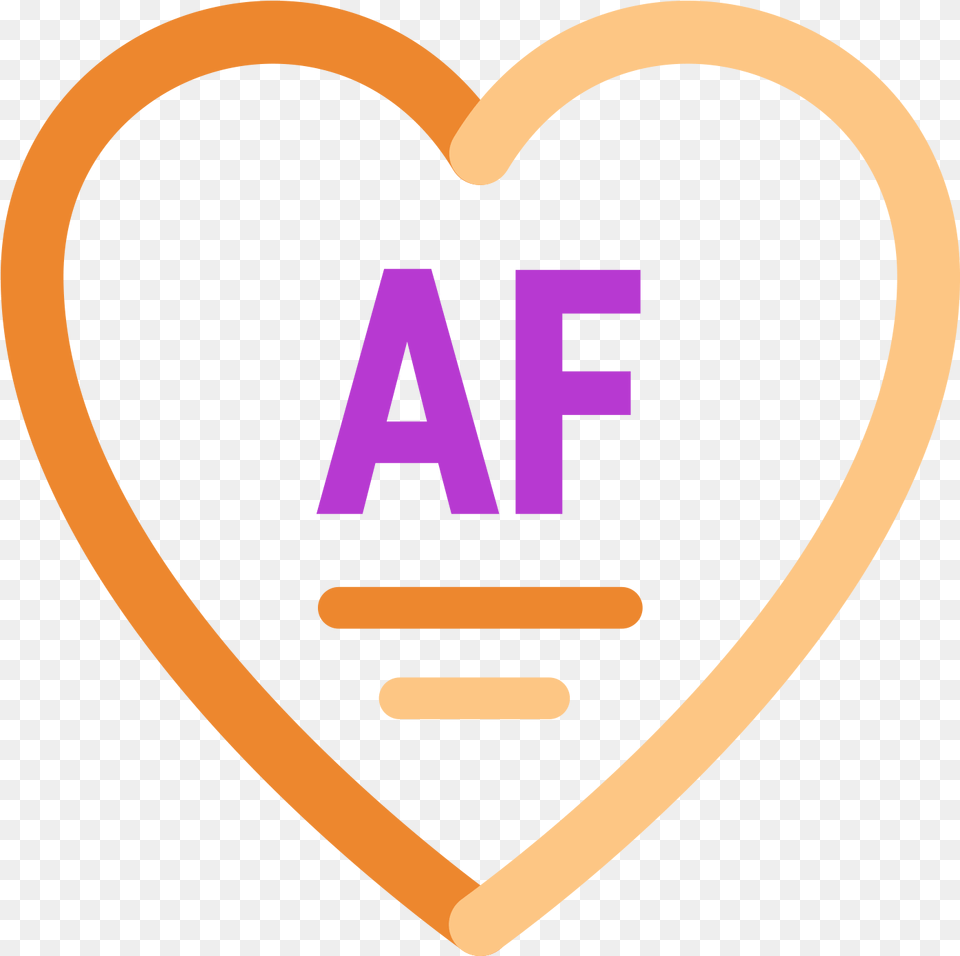 Information About Afib Language, Heart, Logo Png