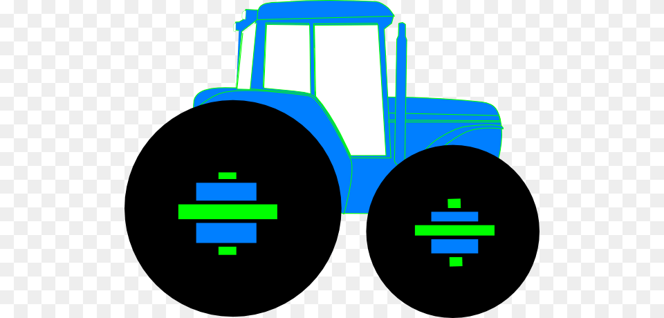 Information About Blue Tractor Clipart, Transportation, Vehicle, Bulldozer, Machine Free Transparent Png