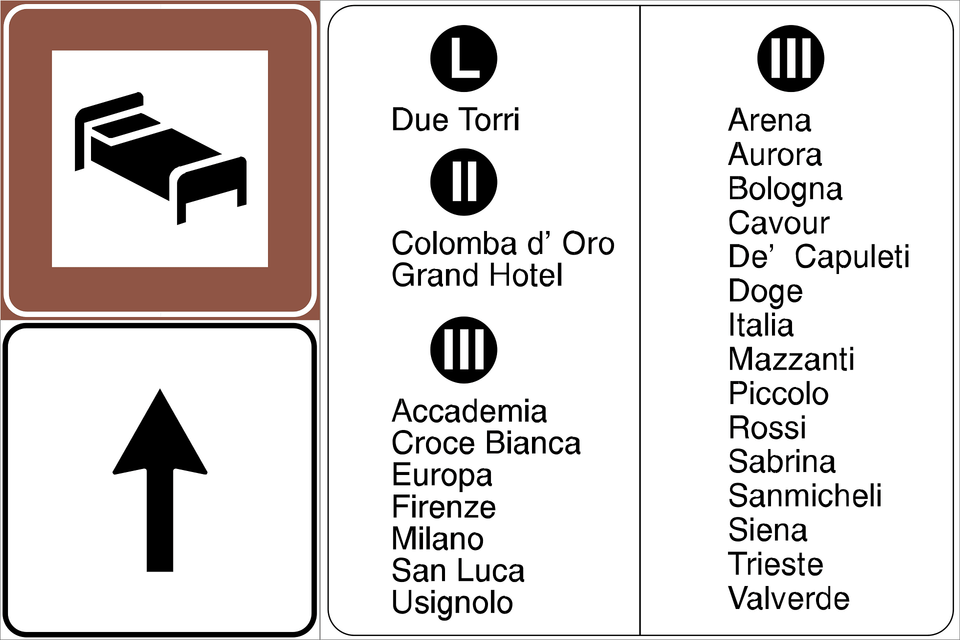 Information About Hotels Clipart, Sign, Symbol, Road Sign Png Image