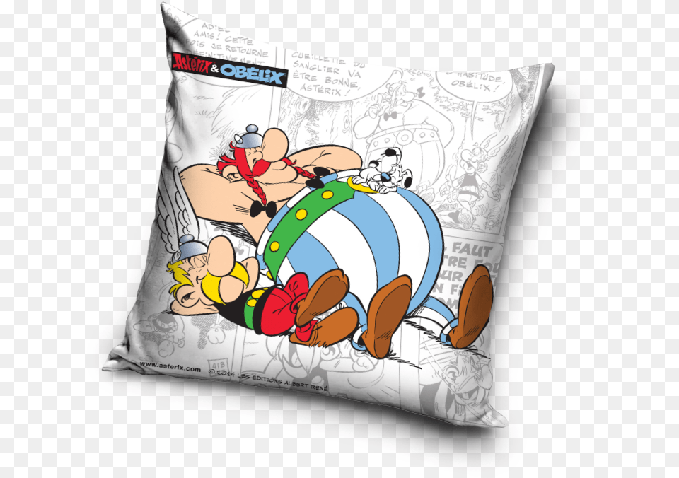 Information About Product Poltek Asterix A Obelix 8002 40x40 Cm, Cushion, Home Decor, Pillow, Baby Free Png