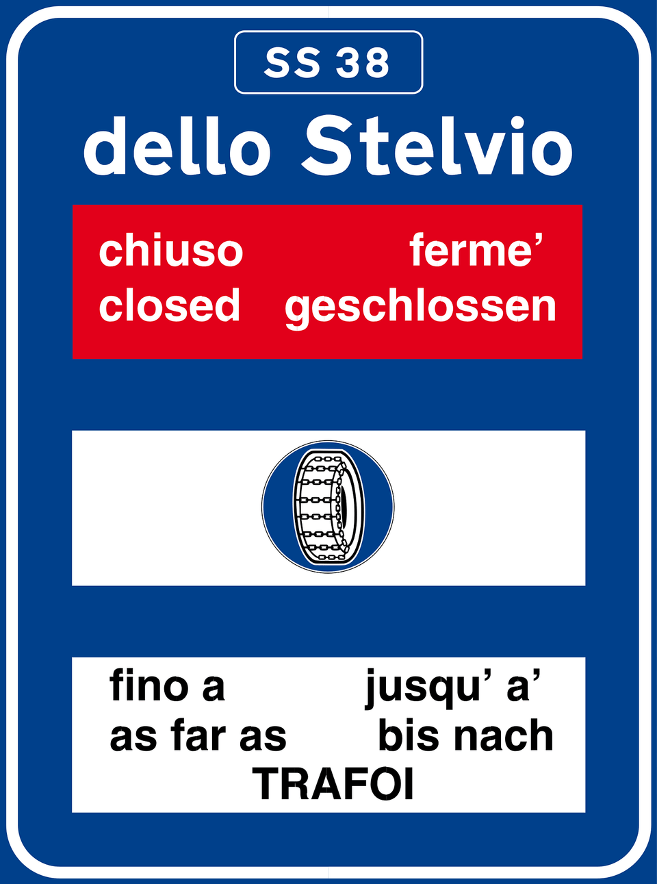 Information About Road Condition Of Passes Road Closed After The Town Shown And Mandatory Snow Chains Clipart, Text, First Aid, Symbol Free Png Download