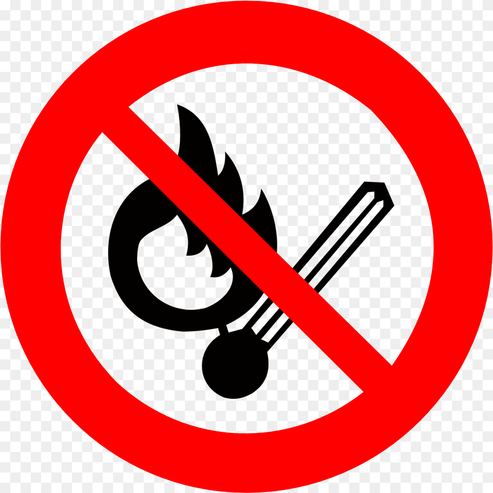Information Boards No Open Flame Fire Ignition Ne Pas Faire De Feu, Sign, Symbol, Road Sign, Disk Free Png