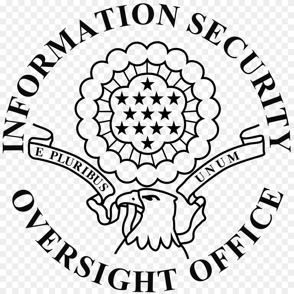 Information Security Oversight Office Seal Bw Clipart, Logo, Emblem, Symbol, Dynamite Free Png Download