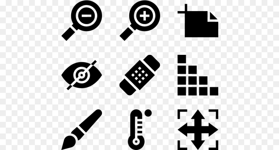 Information Technology Icons, Gray Free Png Download