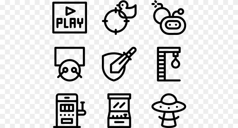 Information Technology Icons, Gray Png
