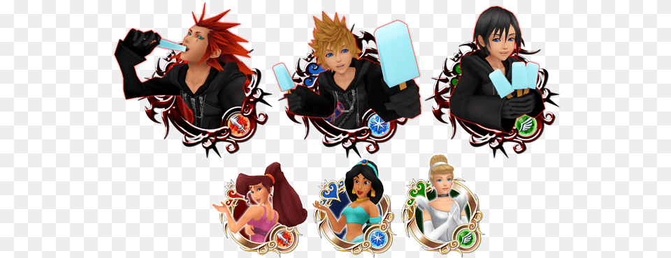 Informationkingdom Hearts Union Khux Axel Roxas Xion, Adult, Publication, Person, Female Png
