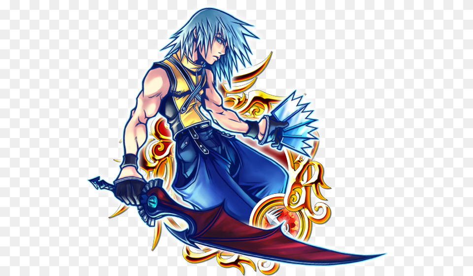 Informationkingdom Hearts Union Kingdom Hearts Riku Illustrated, Book, Comics, Publication, Person Png