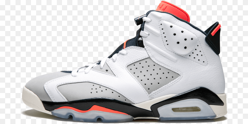 Infrared 6 2019 White Jordan 6 White Infrared 2019, Clothing, Footwear, Shoe, Sneaker Png