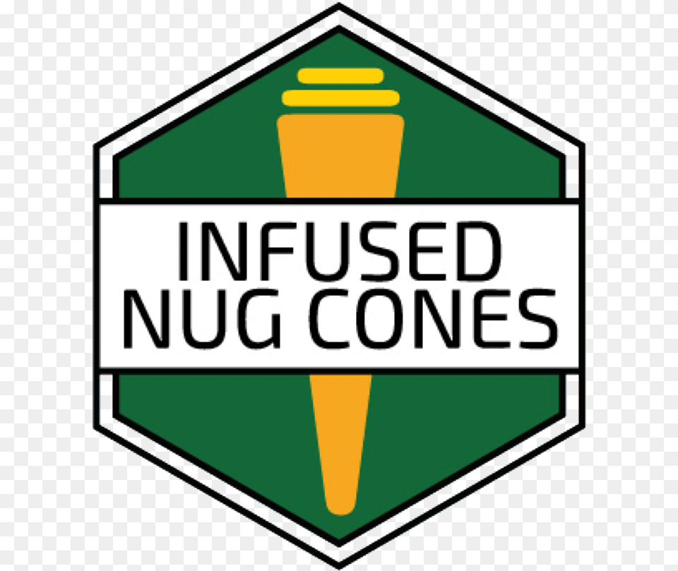 Infused Nug Cone Hex Emblem, Light, Logo Png