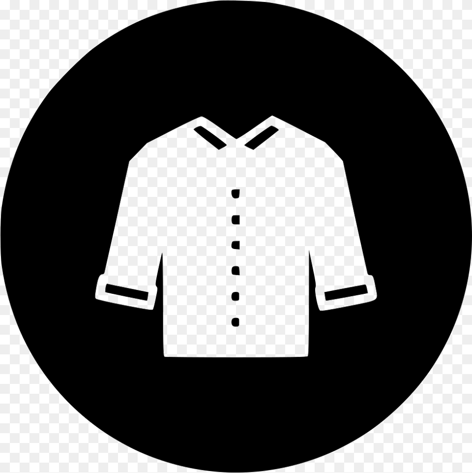 Ing Wearing Menswear Shirt Ladiestop Comments Twitter Flat Icon, Clothing, Coat, Long Sleeve, Sleeve Free Png Download