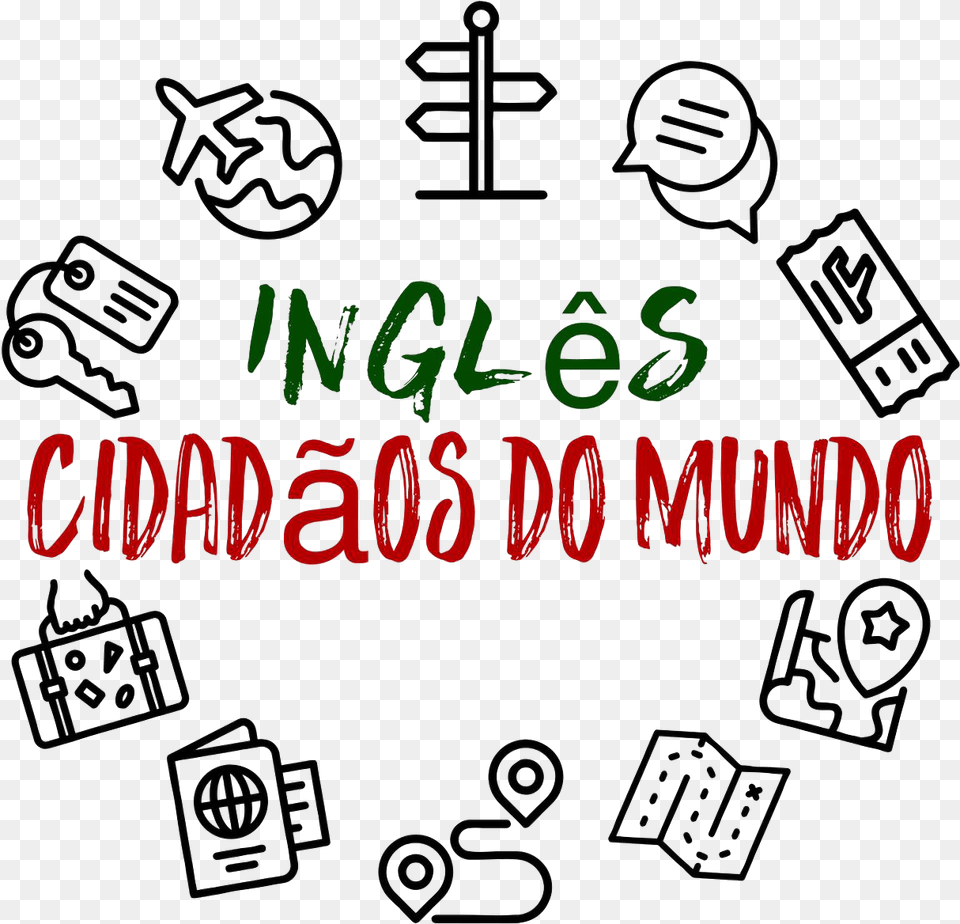Ingls Cidados Do Mundo, Blackboard, Text, Recycling Symbol, Symbol Free Png Download