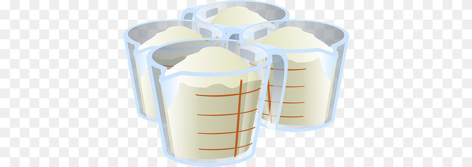 Ingredients Cup, Cream, Dessert, Food Free Transparent Png