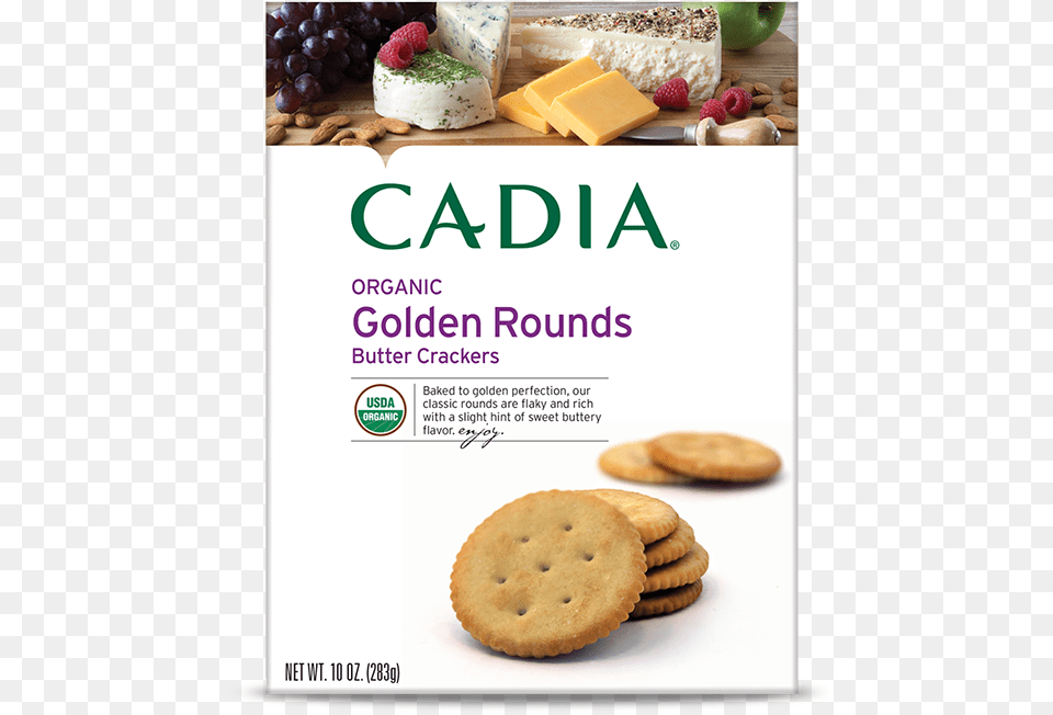 Ingredients Cadia Golden Rounds, Bread, Cracker, Food Free Png Download