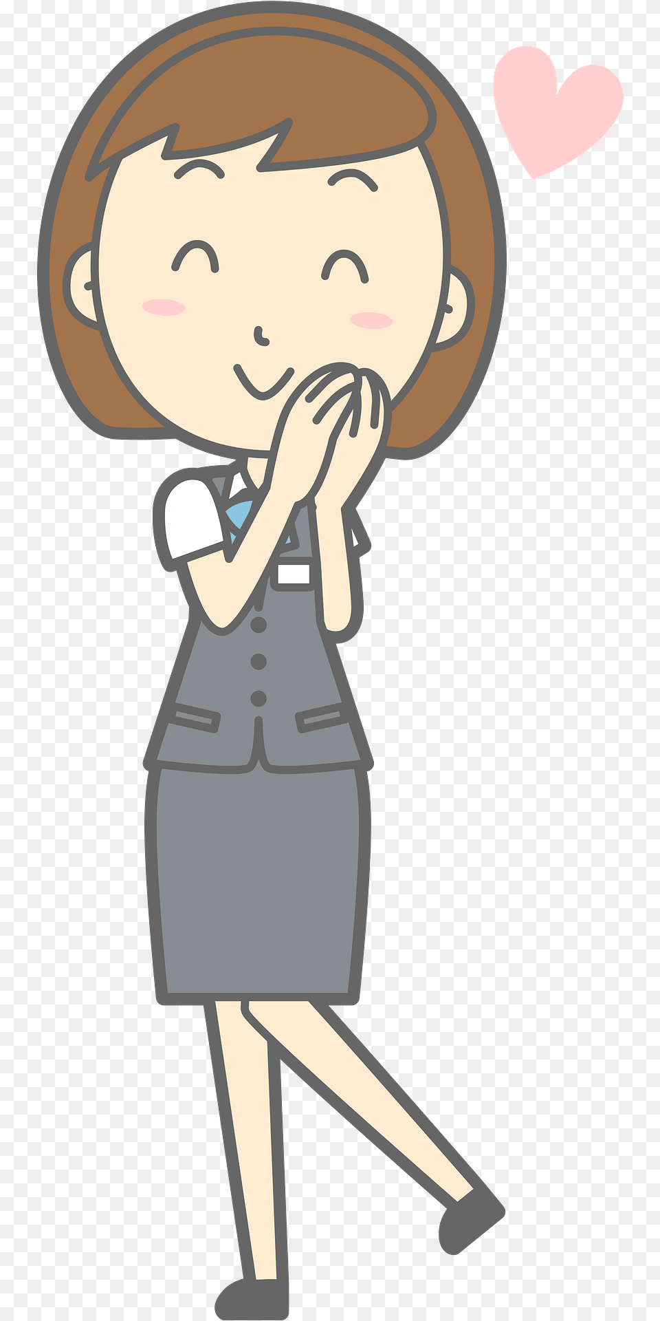 Ingrid Office Lady Is In Love Clipart, Book, Publication, Comics, Photography Free Png Download