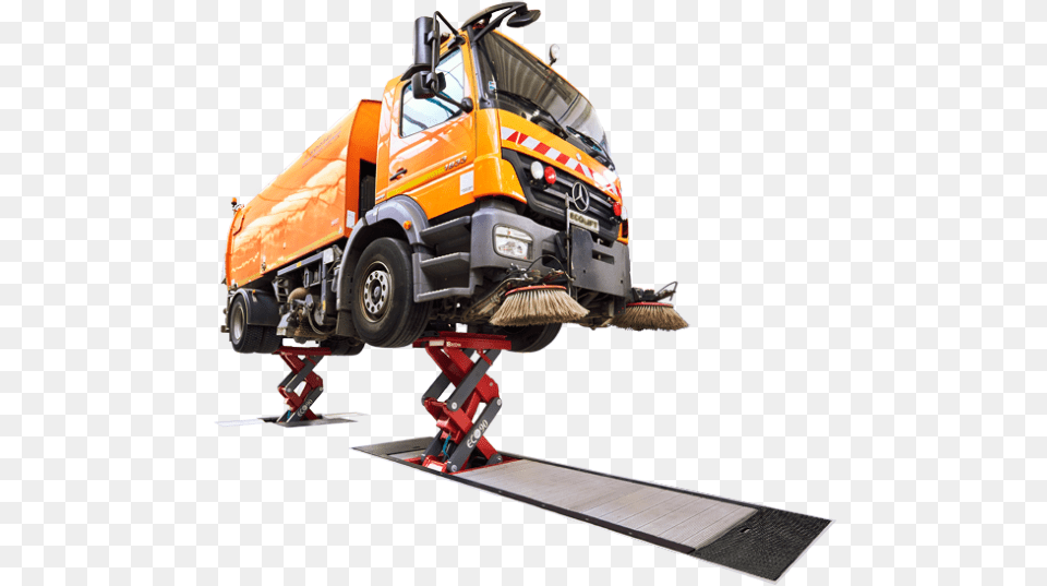 Inground Scissor Truck Lift Trailer Truck, Machine, Bulldozer Free Png