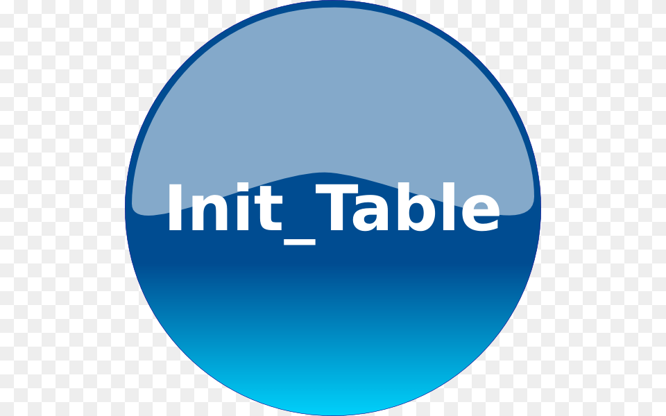 Init Table Clip Art For Web, Logo, Disk Free Transparent Png