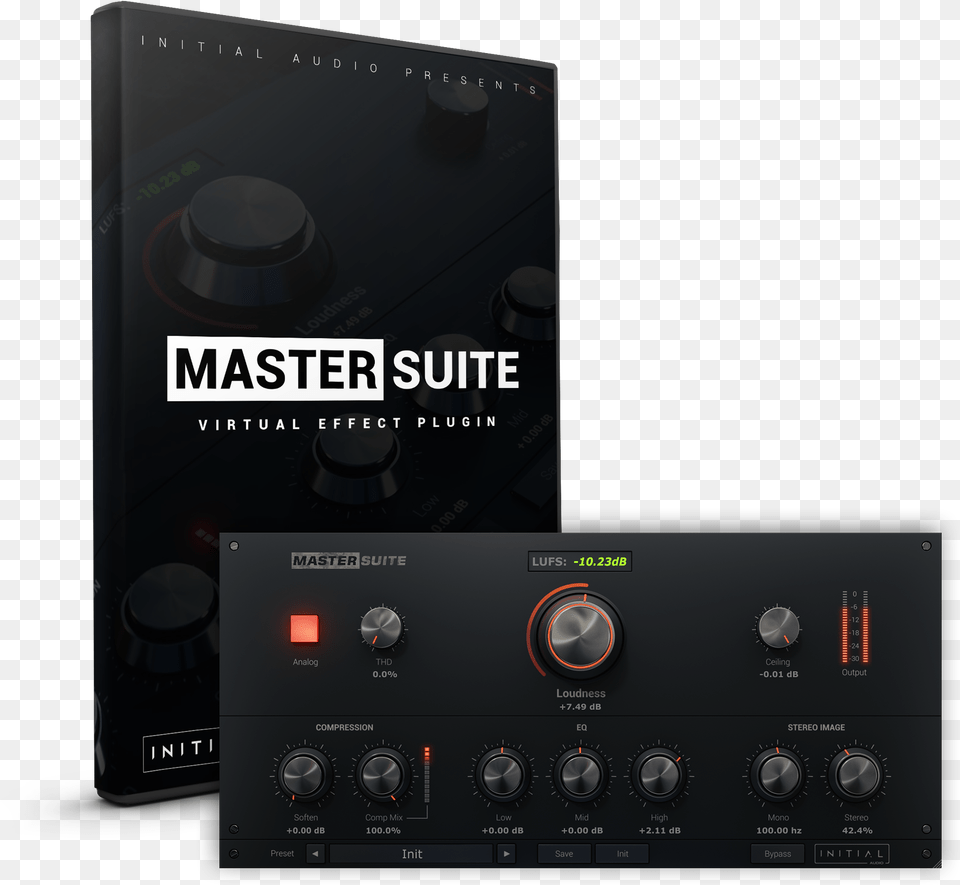 Initial Audio Master Suite, Amplifier, Electronics, Indoors, Kitchen Png