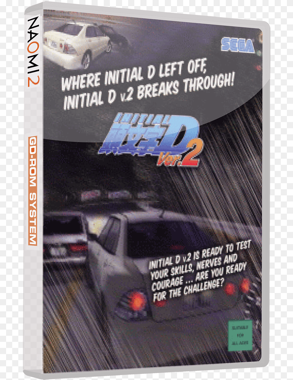 Initial D Arcade Stage Zero Disc, License Plate, Transportation, Vehicle, Advertisement Png Image