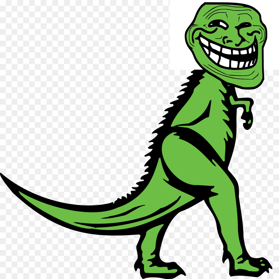 Initial Troll Offering Fires Back, Animal, Dinosaur, Reptile, T-rex Png Image