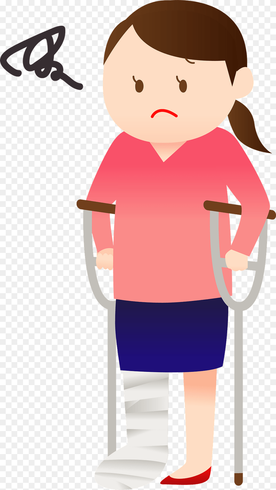 Injured Woman Clipart, Baby, Person, Face, Head Free Png Download