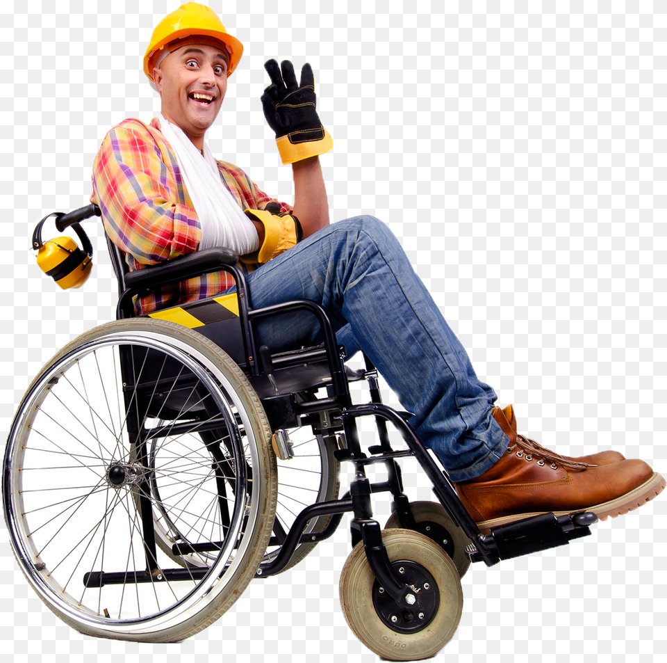 Injured Worker Injured Workers, Furniture, Clothing, Glove, Chair Free Png Download