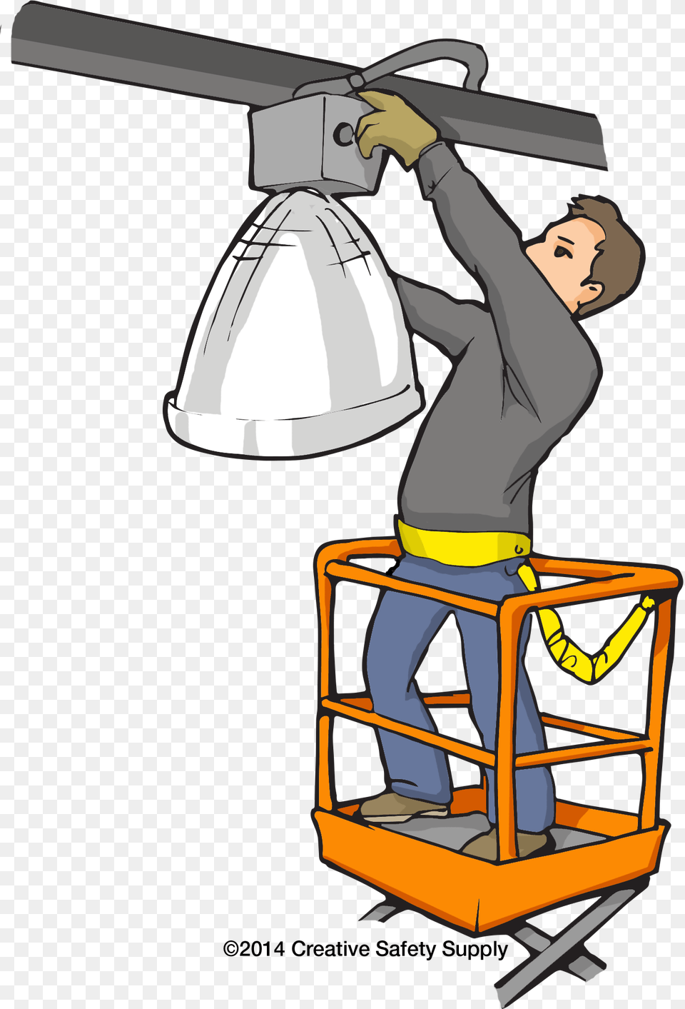 Injury Clipart Industrial Accident, Worker, Person, Lighting, Lamp Png Image