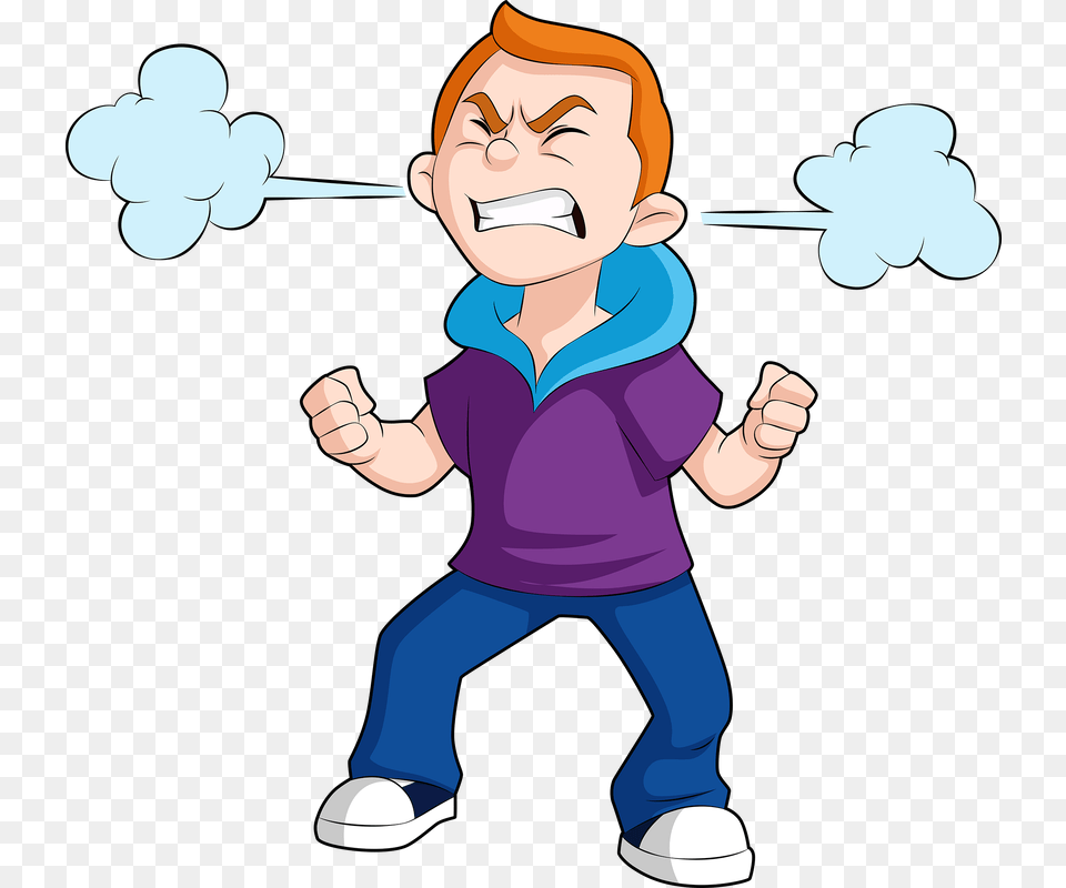 Injury Tantrums Lack Of Social Skills Sensory Issues Angry Kid Cartoon, Baby, Person, Face, Head Png