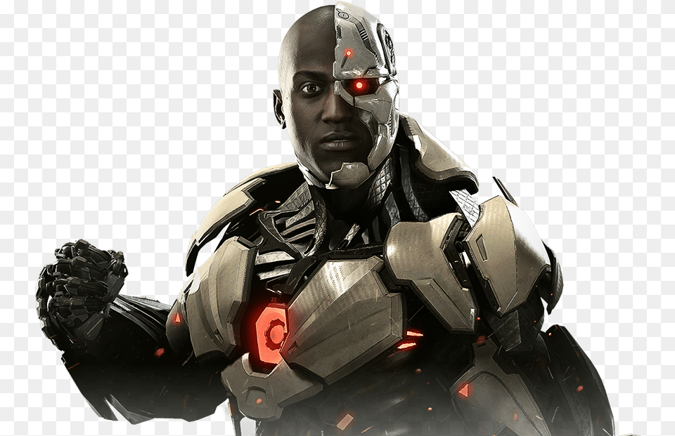 Injustice 2 Cyborg, Adult, Male, Man, Person Free Transparent Png