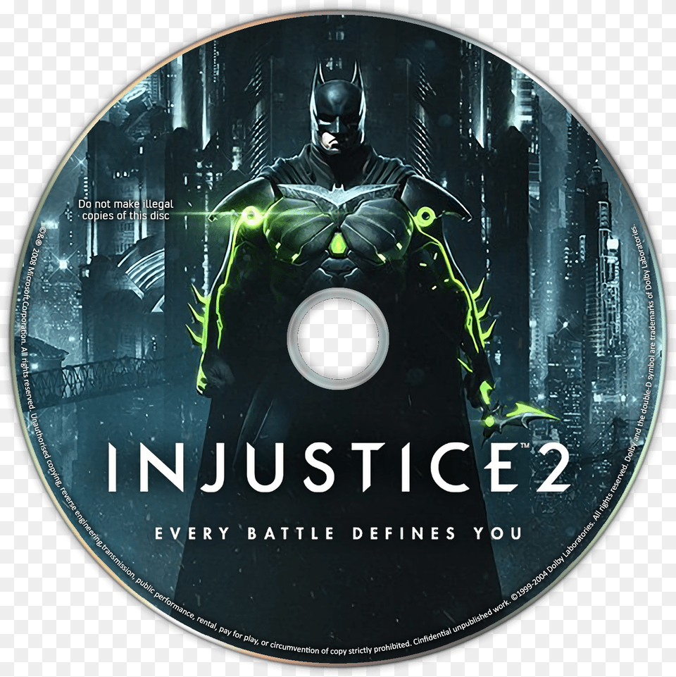 Injustice 2 Details Launchbox Games Database Injustice 2 Cover Batman, Disk, Dvd, Adult, Male Png