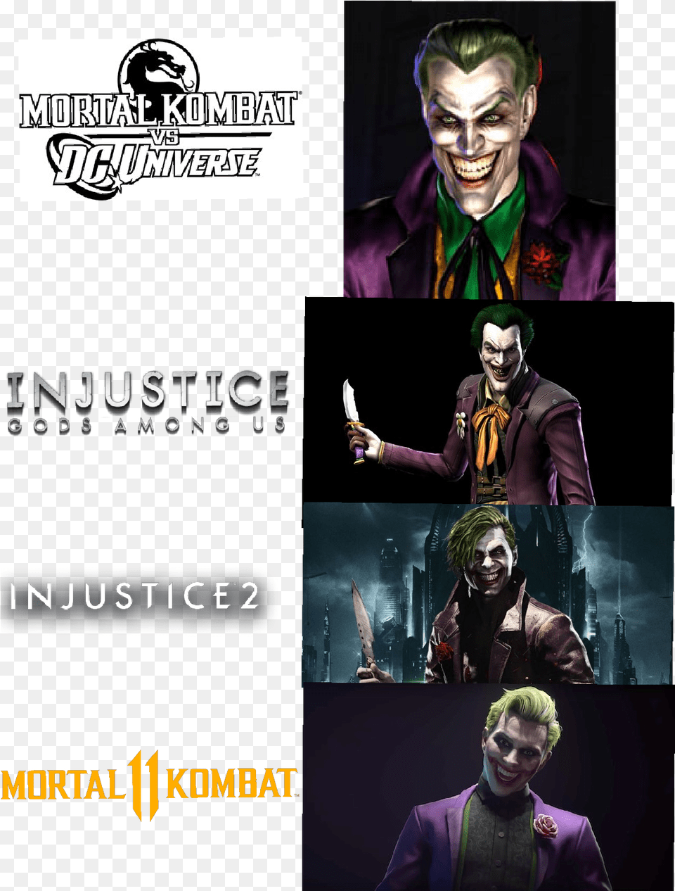 Injustice 2 Joker Mortal Kombat, Publication, Book, Adult, Person Free Png Download