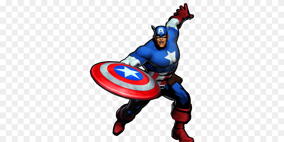 Injustice Guest Fighter Captain America, Adult, Male, Man, Person Free Png Download