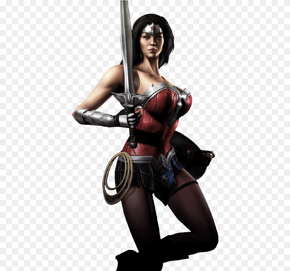 Injustice Wonder Woman Justice League Wonder Woman Injustice Gods Among Us, Adult, Person, Female, Costume Free Transparent Png