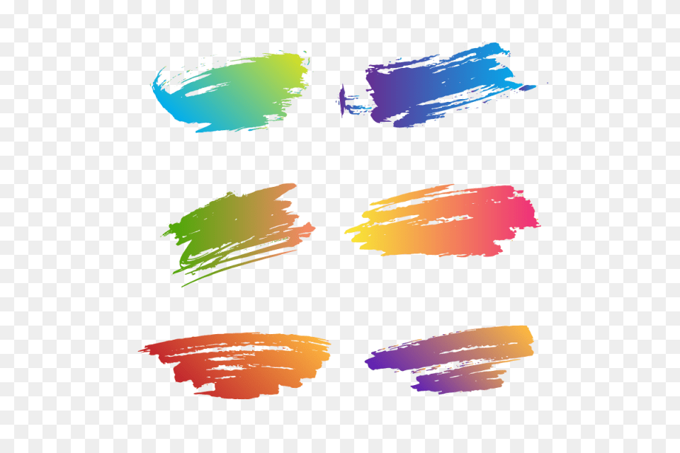 Ink Brushes Colorful Vector Collection Ink Brushes Stroke, Paint Container, Art, Graphics Free Png