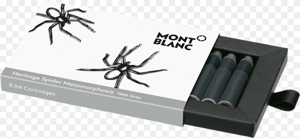 Ink Cartridges Heritage Spider Gray Montblanc Ladies Edition Pearl, Animal, Invertebrate, Weapon Free Transparent Png