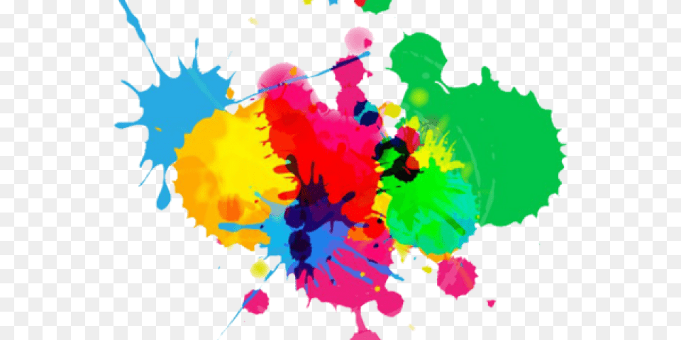 Ink Clipart Color Splash Paint Splatter Art, Graphics, Modern Art, Baby Free Transparent Png