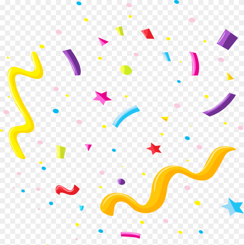 Ink Computer File Streamer, Confetti, Paper Free Transparent Png