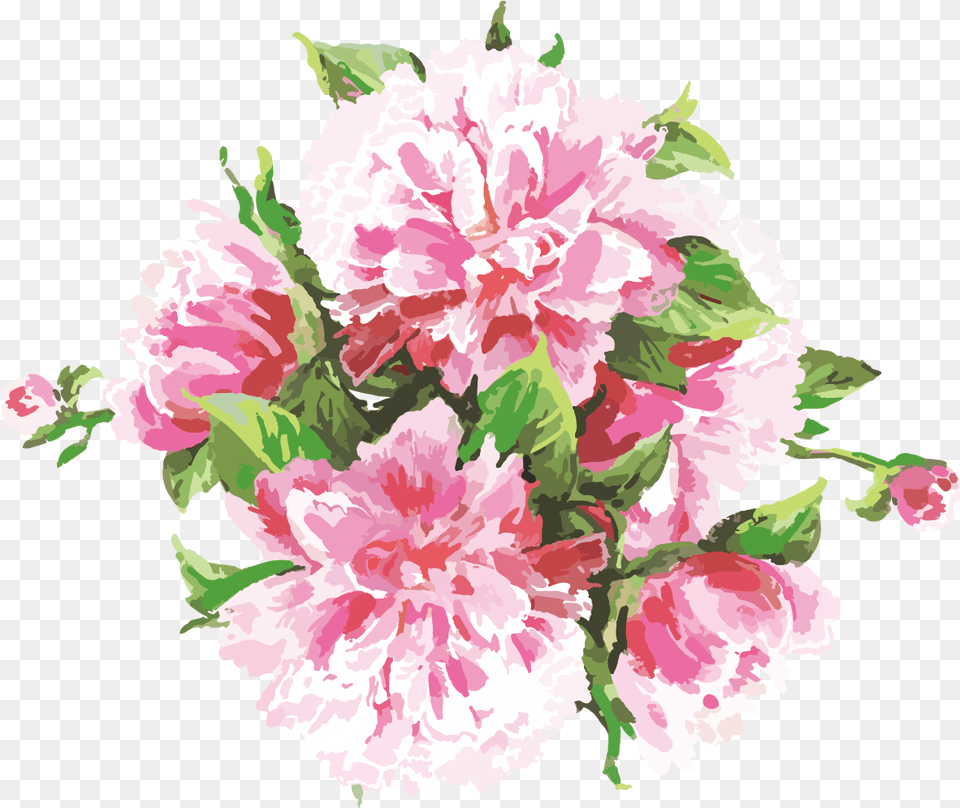 Ink Flower Vector Download Portable Network Graphics, Carnation, Plant, Rose Free Transparent Png