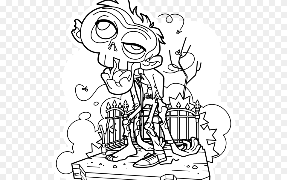 Ink Halloween Character Monster Design Horror Illustration Illustration, Art, Doodle, Drawing, Person Free Png Download