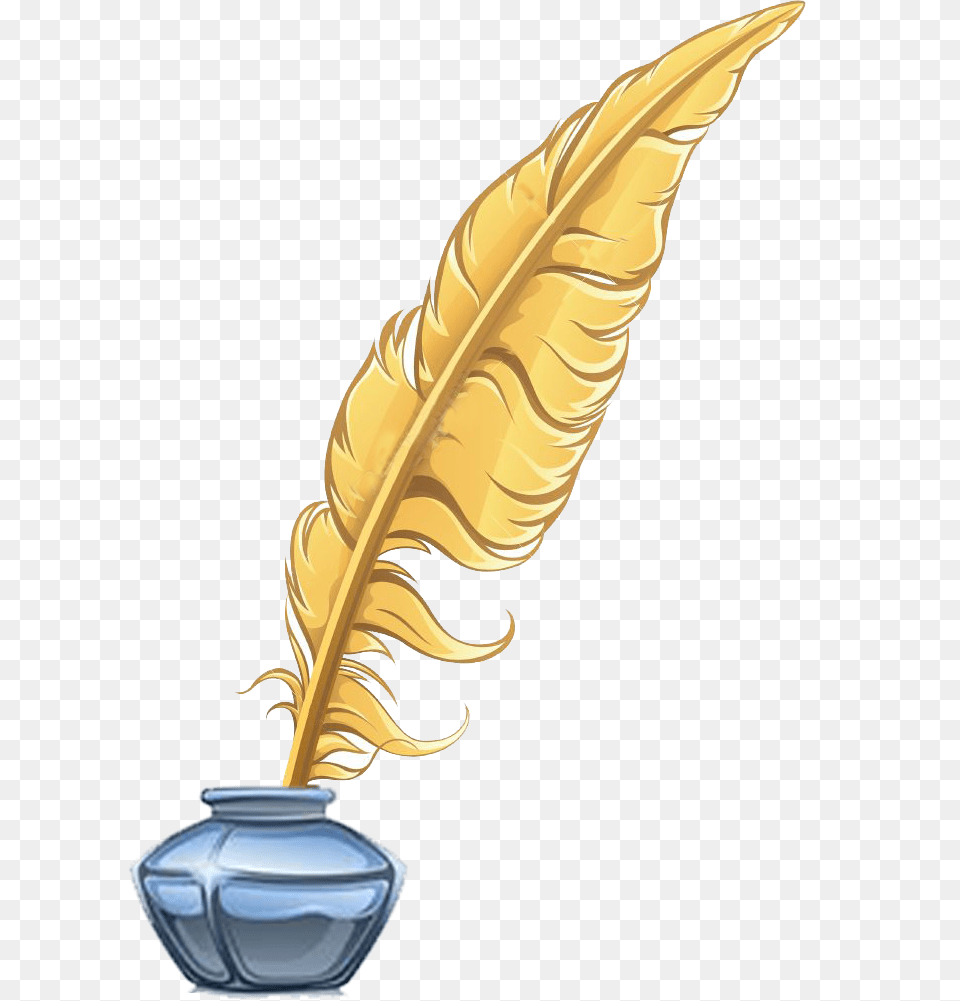 Ink Pot And Feather, Bottle, Ink Bottle Png Image