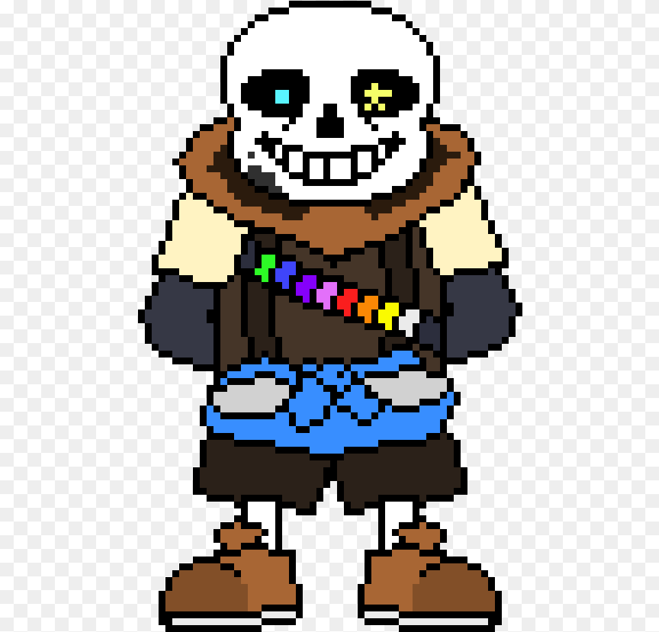 Ink Sans Sprite Hopefully Second Last W Ink Sans Pixel Art, Qr Code Free Transparent Png