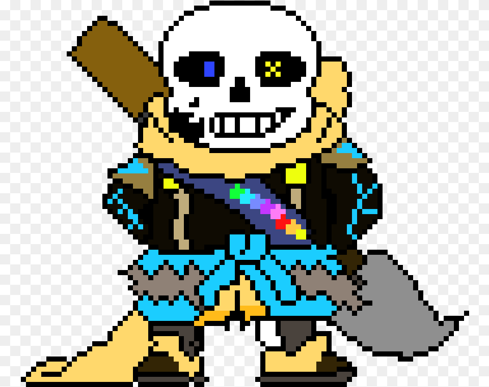 Ink Sans Sprite Undertale Ink Sans Pixel Art, Qr Code Png Image