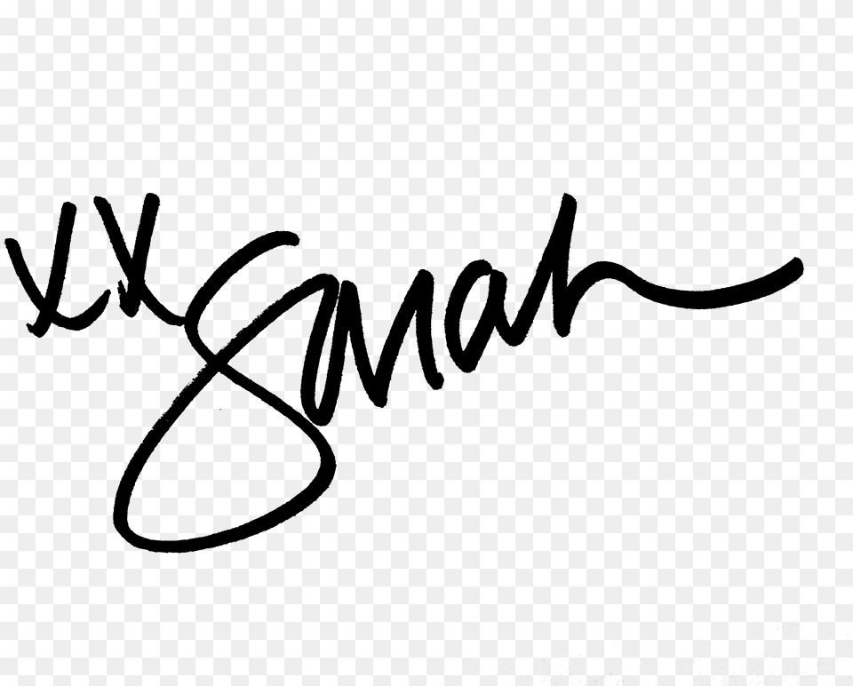 Ink Smudge Calligraphy, Gray Free Png