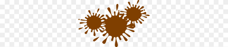 Ink Splash With Drops Brown Clip Art, Person, Flower, Plant, Pollen Png Image