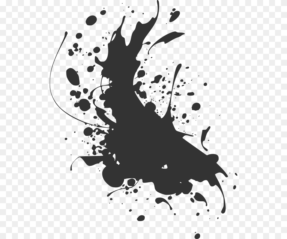 Ink Splat Purple Paint Splatter, Beverage, Milk Png Image