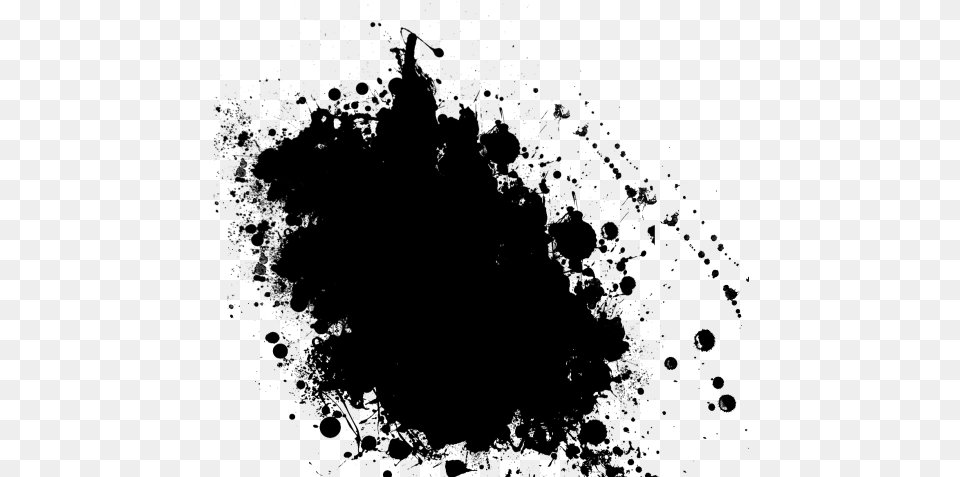 Ink Splat Spray Paint Background, Gray Free Transparent Png
