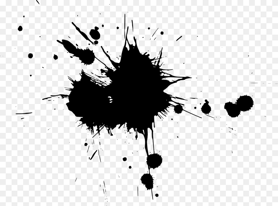 Ink Splatter Logo Picsart Ink Splash Effect, Stain, Silhouette, Person, Animal Png