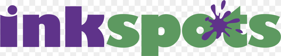 Ink Spots Logo Transparent Logo, Green, Purple, Text Free Png Download