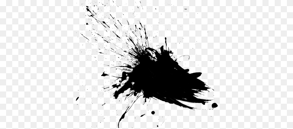 Ink Stain Ink Stain, Gray Free Png Download
